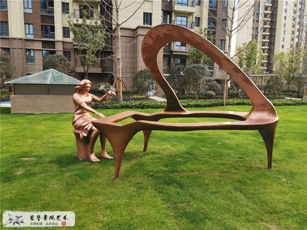 成都蓉馨玻璃钢雕塑，安徽碧桂园公园里项目案例 (1)