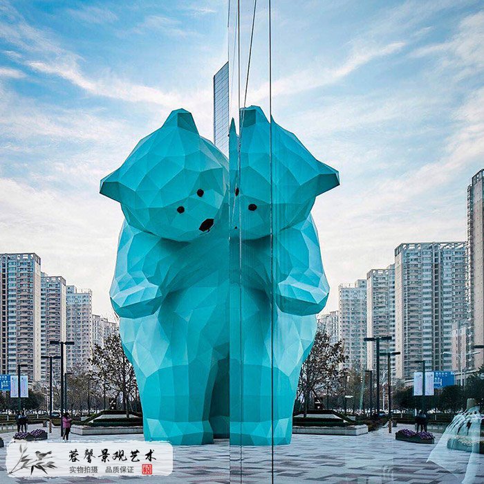 室外大型玻璃钢雕塑-大熊 (2)