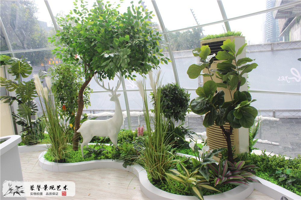 成都凯德天府垂直绿化植物墙案例 (3)