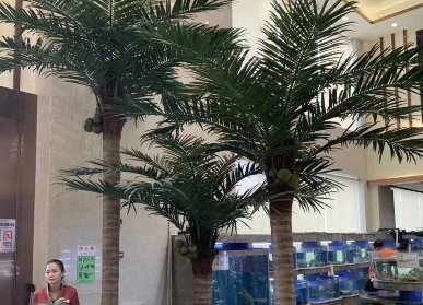 酒店大厅仿真椰子树