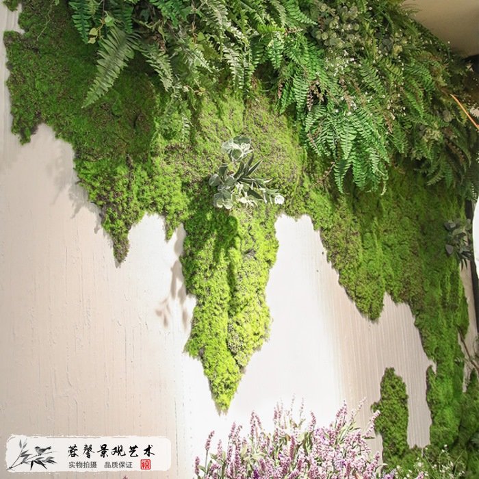 背景植物墙设计