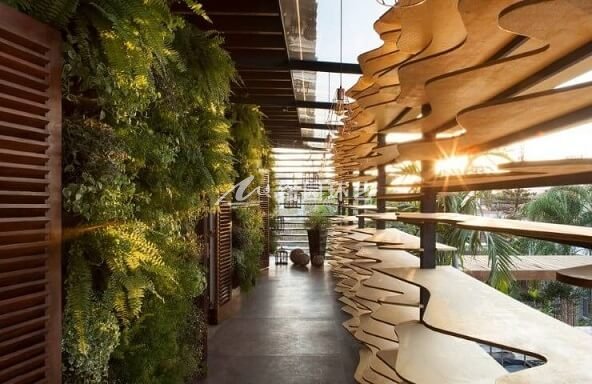 阳台植物墙设计